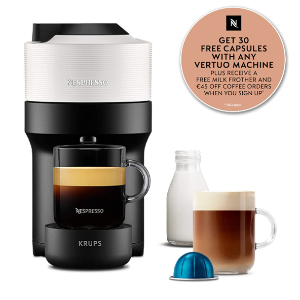 Nespresso Vertuo Pop Automatic Pod Coffee Machine for Americano