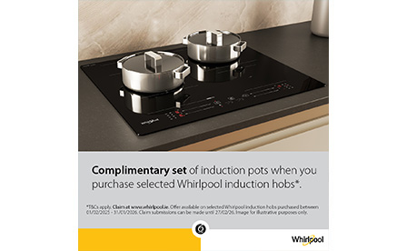 Whirlpool – Complimentary set of Induction Pots