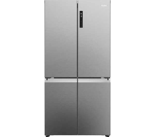 HAIER American-Style Fridge Freezer – Platinum Inox | HCR5919ENMP
